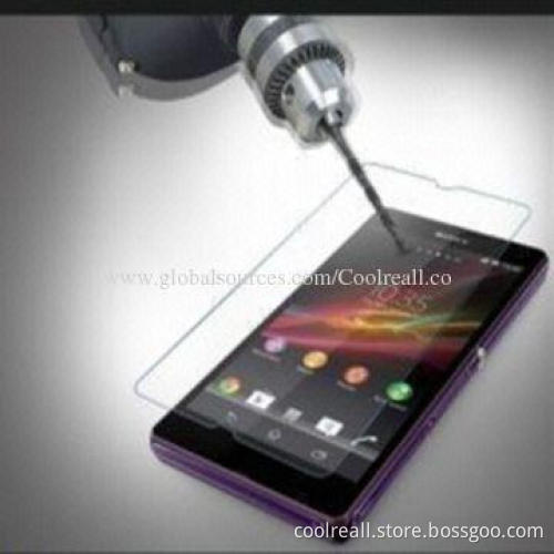 Tempered glass screen protector, phone accessories for Sony Z2/Z1